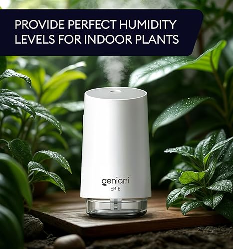 Miniatura 6 de GENIANI  Humidificador emisor de aire fresco y difusor de aceites esenciales para dormitorio con llenado en la parte superior humidificador Negro,