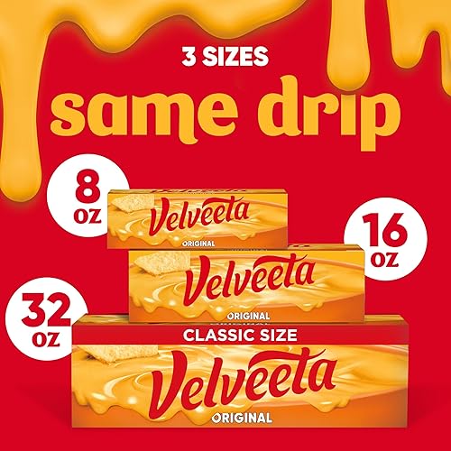 Miniatura 8 de Velveeta Original - Queso fundido (bloque de 16 onzas)