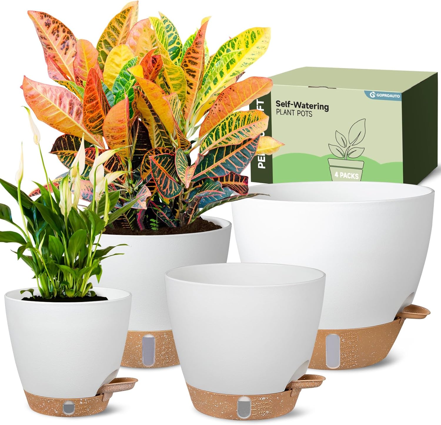 Kentshire Self Watering High-Grade Polyethylene Window Box Planter