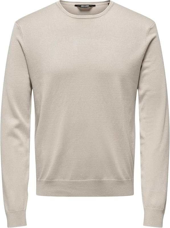 Only & Sons Men's Onswyler Life Reg 14 LS Crew Knit Noos Onswyler Life Reg 14 LS Crew Knit Noos (Pack of 1)