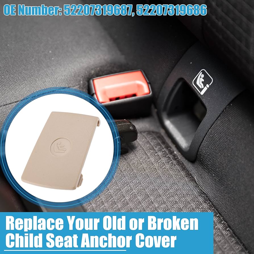 Amazon.com: A ABSOPRO Rear Child Seat Anchor ISOFix Cover