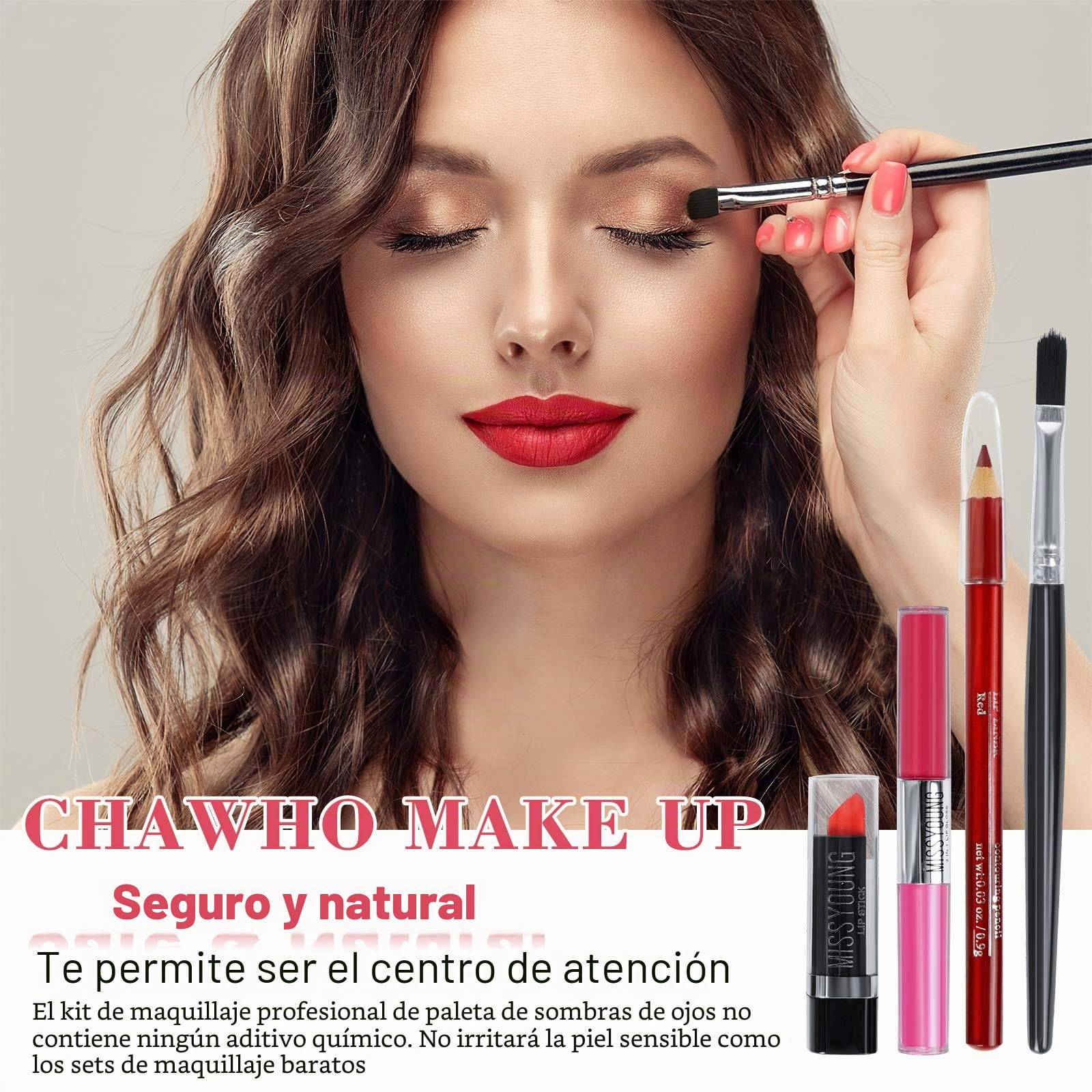 FantasyDay Juego de Maquillaje All in One Makeup Gift Set Incluye Corrector Camuflaje, Brillo de Labios, Brochas, Mascara, Sombra de Ojos - Belleza Cosmético de Caja pour Cara y Labio Make-up #2