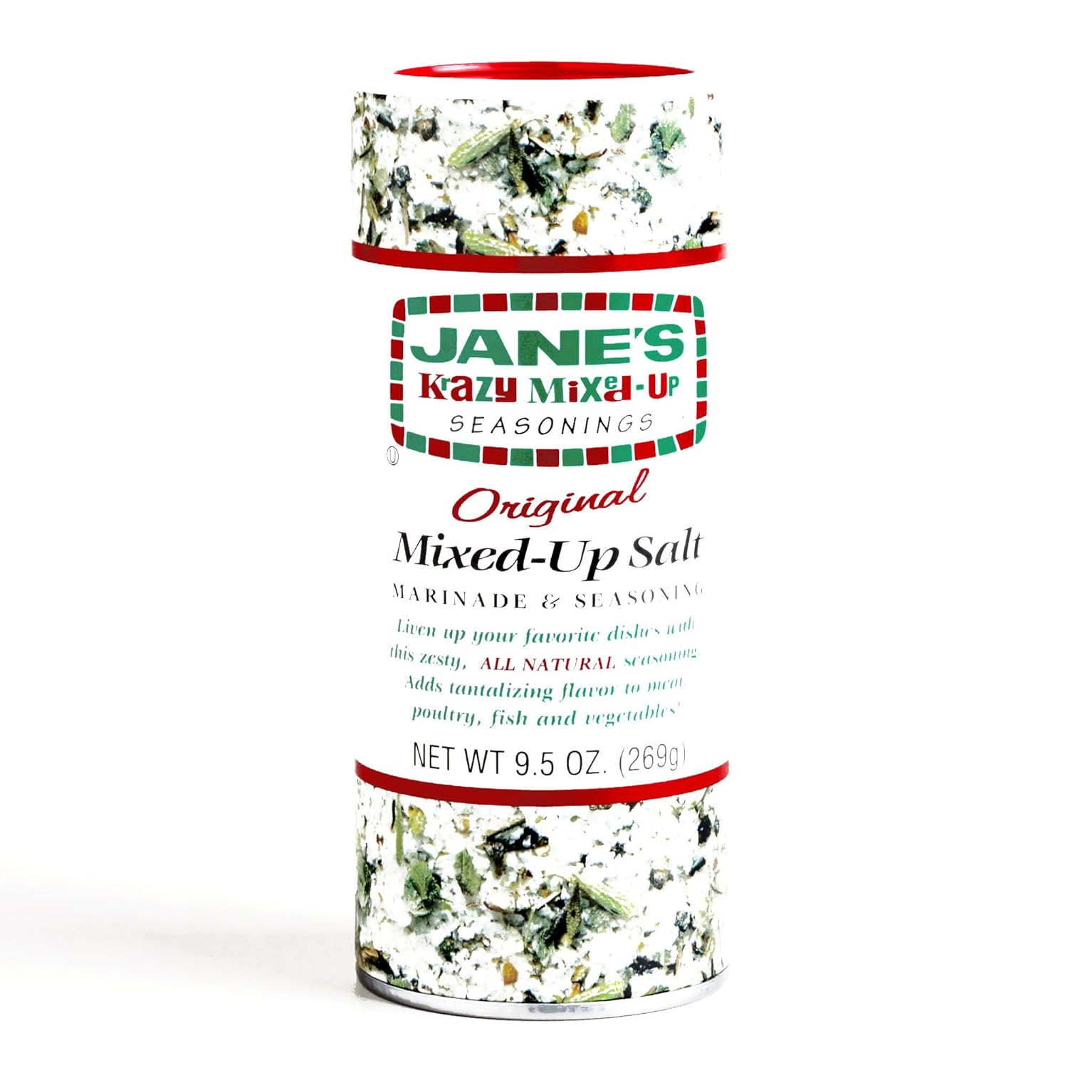 Jane's Krazy Mixed Up Salt 9.5 oz each (6 Items Per Order)