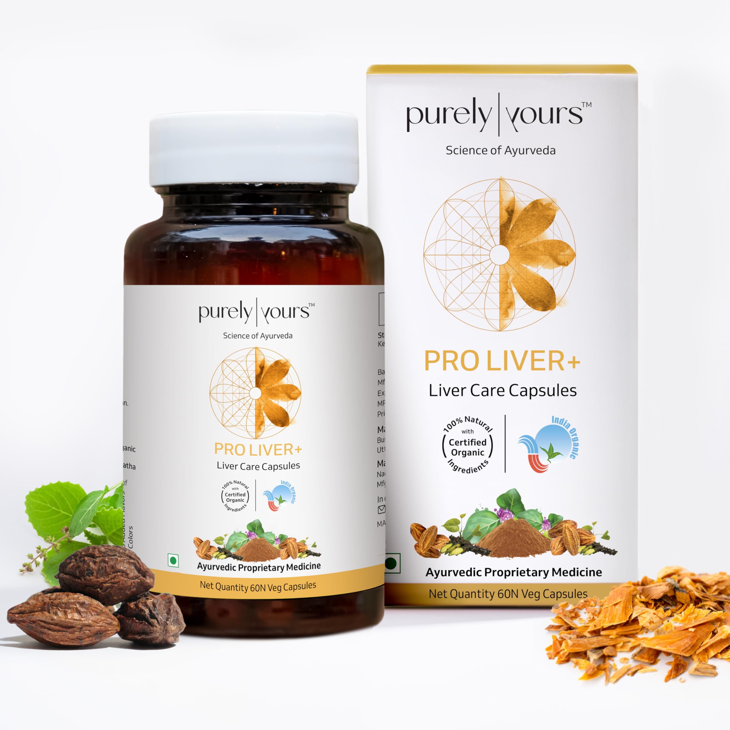 Purely Yours Pro Liver Plus for Liver Detox and Fatty Liver | Supports Healthy Liver Function And Metabolism | Natural Ayurvedic Liver Detox Capsules | Helps in Digestion and Blood Purification, and Alcoholic Liver | Contains Organic Devadaru, Organi (B0D7HSY6ST) Amazon Price History, Amazon Price Tracker