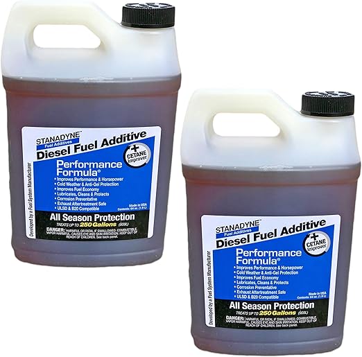 Stanadyne Performance Formula Diesel Fuel Additive 2 Pack of 1/2 Gallon