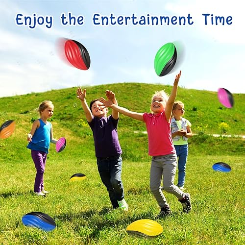 Miniatura 5 de Woanger 40 mini bolas de fútbol de espuma en espiral de dos tonos, a granel de 5 pulgadas, suaves, pequeñas, impermeables, para niños, juguetes de