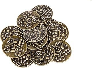 Ancient Celtic Themed Prop Coins - 12 Copper Replica Coins - Historical Novelty Coins and Game Pieces