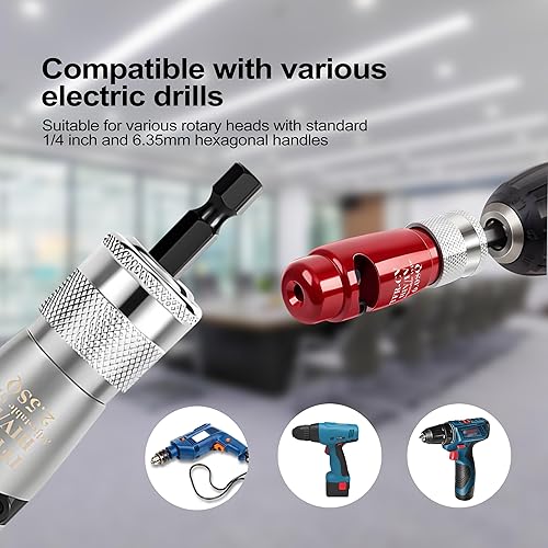 Miniatura 7 de Pelacables para taladro 4 en 1 Herramienta de pelacables estándar de EE. UU. Juego de herramientas para electricista de 2.546square Cable Quick