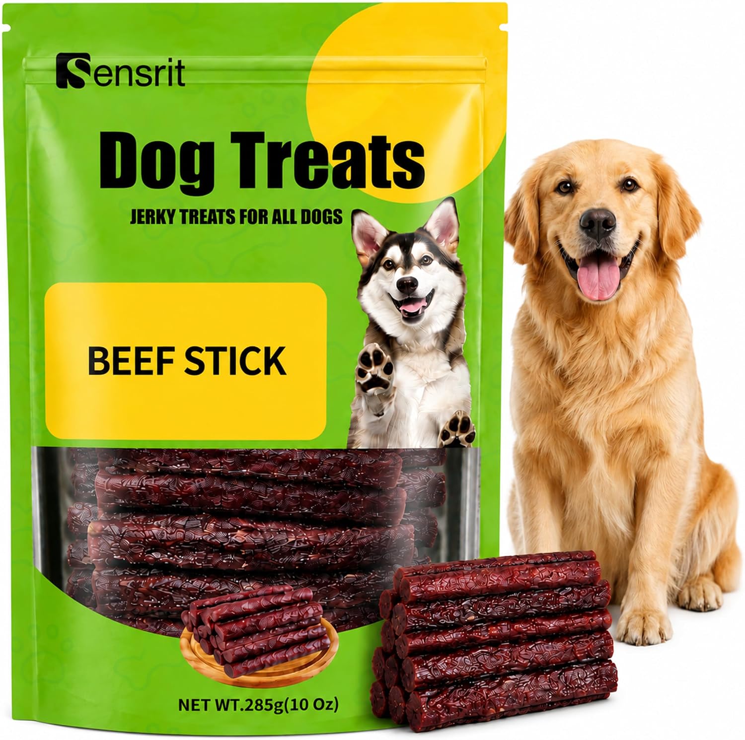 Beef Sticks Dog Treats Training Chews Grain Free High Protein Snacks