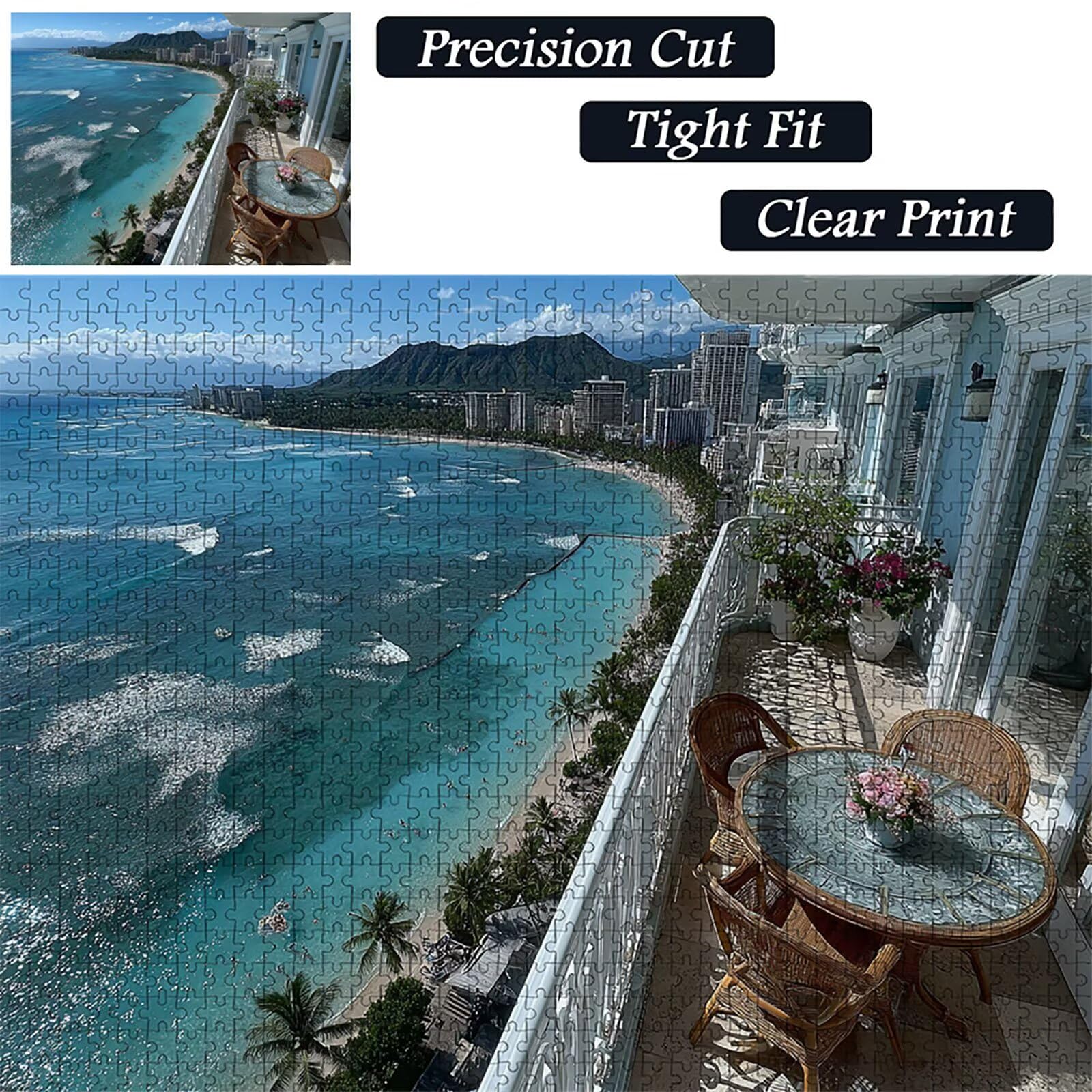 Vista Al Mar Puzzle Madera 5000 Piezas, Casa Puzzle Adultos con Caja 156x105cm, Rompecabezas Desafiante, para Hombres Mujeres Adolescente, Juegos de Rompecabezas Creativos, Decoracion Hogar, 6-8589