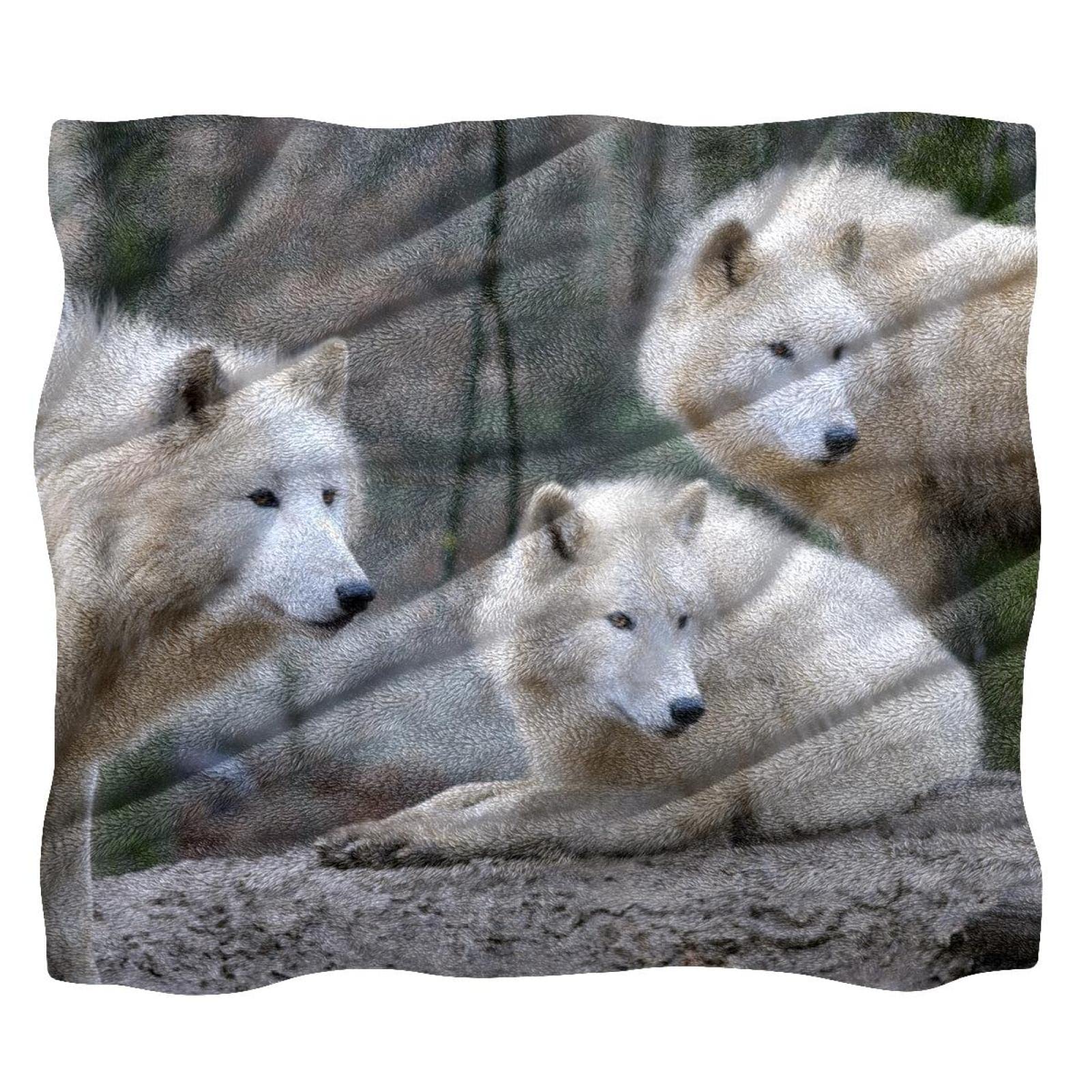 Couvre-lit loup TBOUOBT : fini le lit froid grâce à cette couverture douce