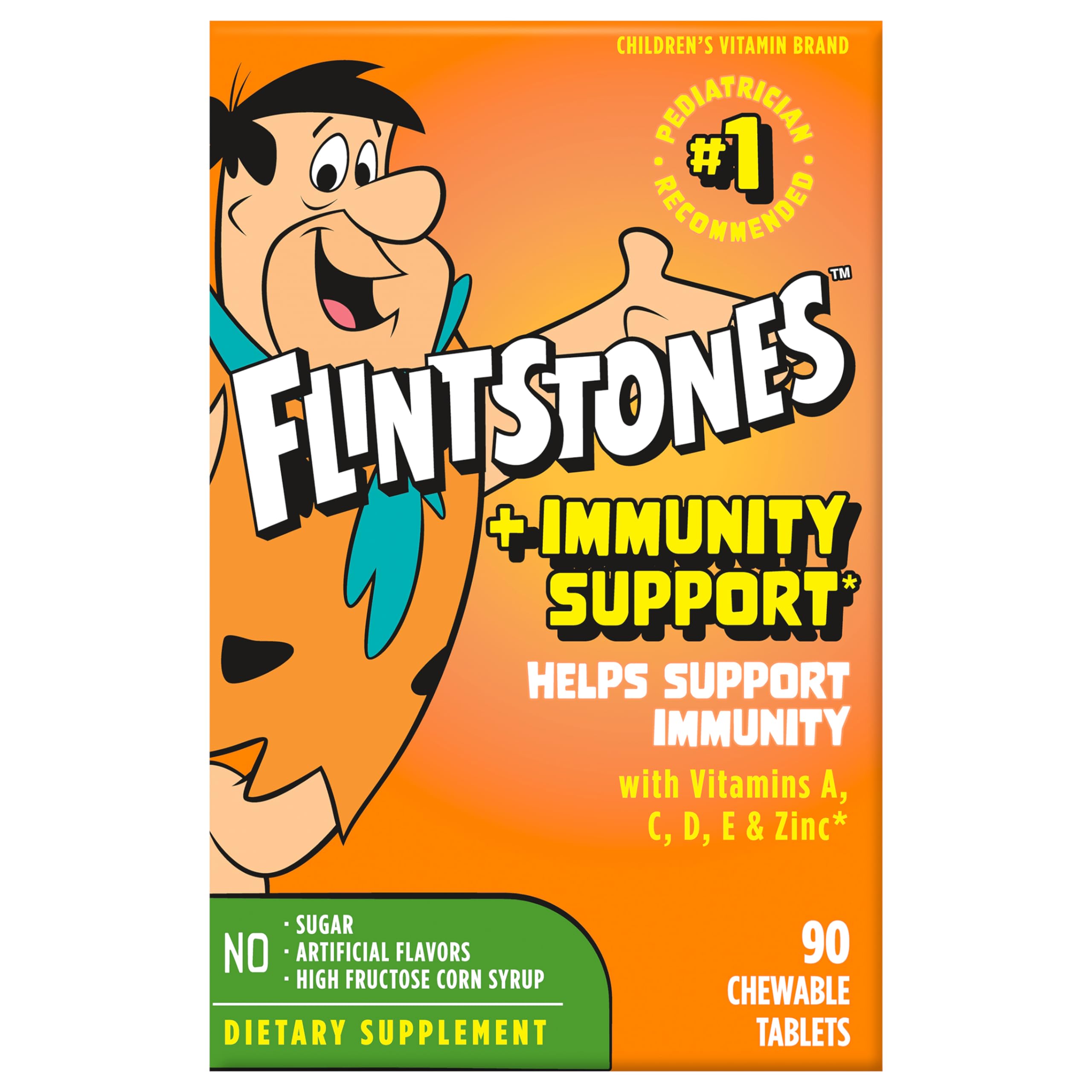 Flintstones, Childrens Vitamins Immunity Support, 90 Count