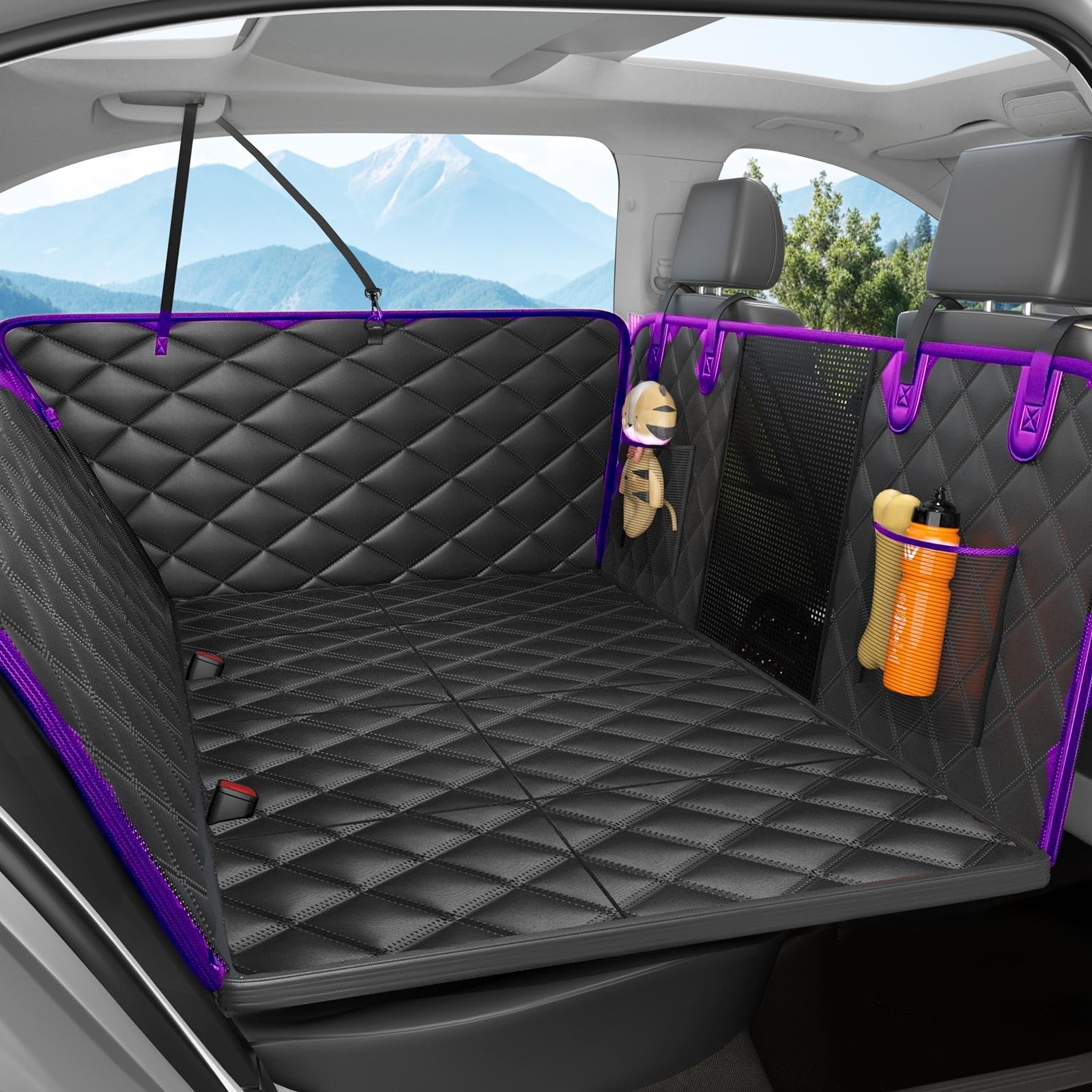 Photo 1 of lufebut Dog Car Seat Cover for Back Seat
