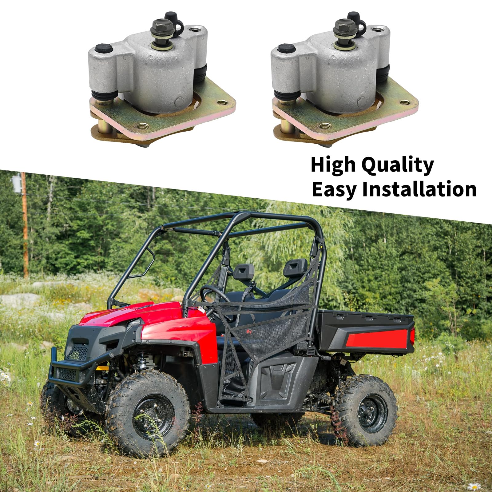 Étriers De Frein Arrière Gauche + Droit Mabutingti Pour Polaris RZR 800, Ranger 500/700, EV/LSV - Avec Plaquettes