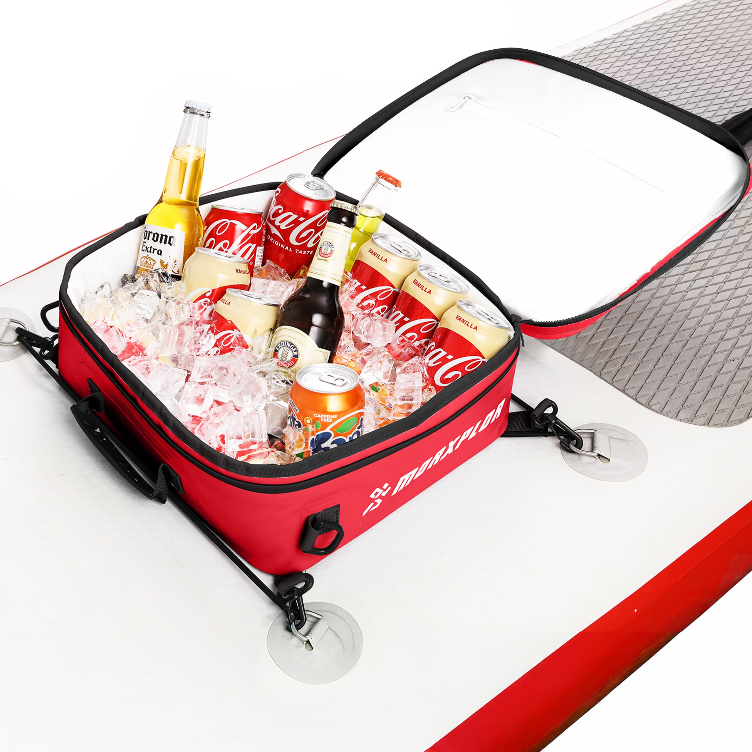 MORXPLOR Waterproof PVC Paddleboard Cooler Deck Bag