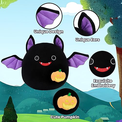 Miniatura 3 de Almohada suave de peluche de murciélago para el día de San Valentín, regalo de cumpleaños para niñas y niños de 9.0 pulgadas