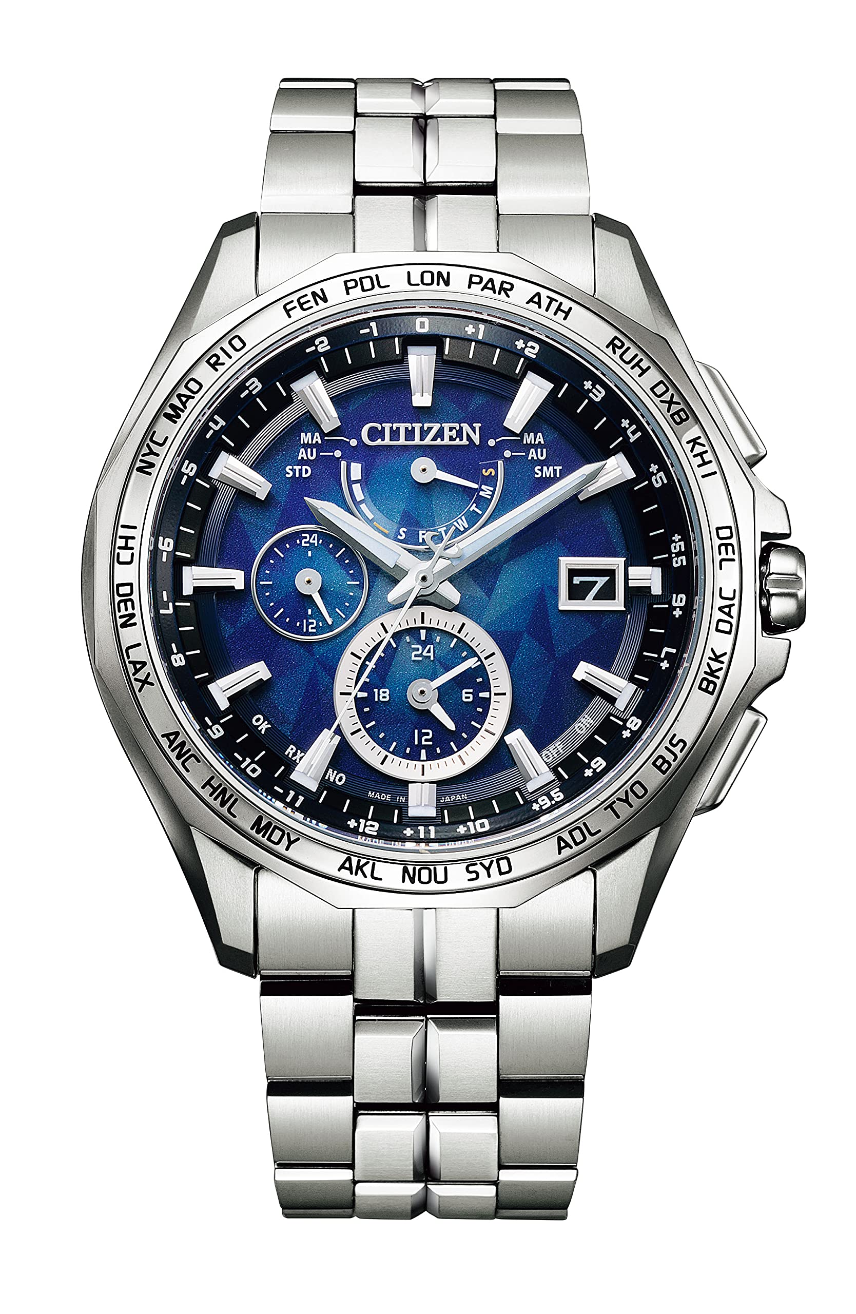 CITIZEN Watch AT9098-51L [CITIZEN Yell Collection ATTESA Eco-Drive Radio Clock Double Direct Flight]