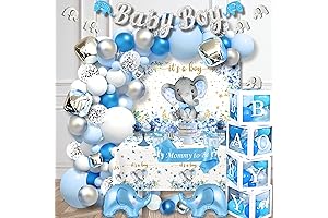 Premium Decorations for Elephant Baby Boy Shower
