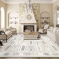 Vista 5 de Alfombras de 5' x 7' (rectangulares) para sala de estar, beige