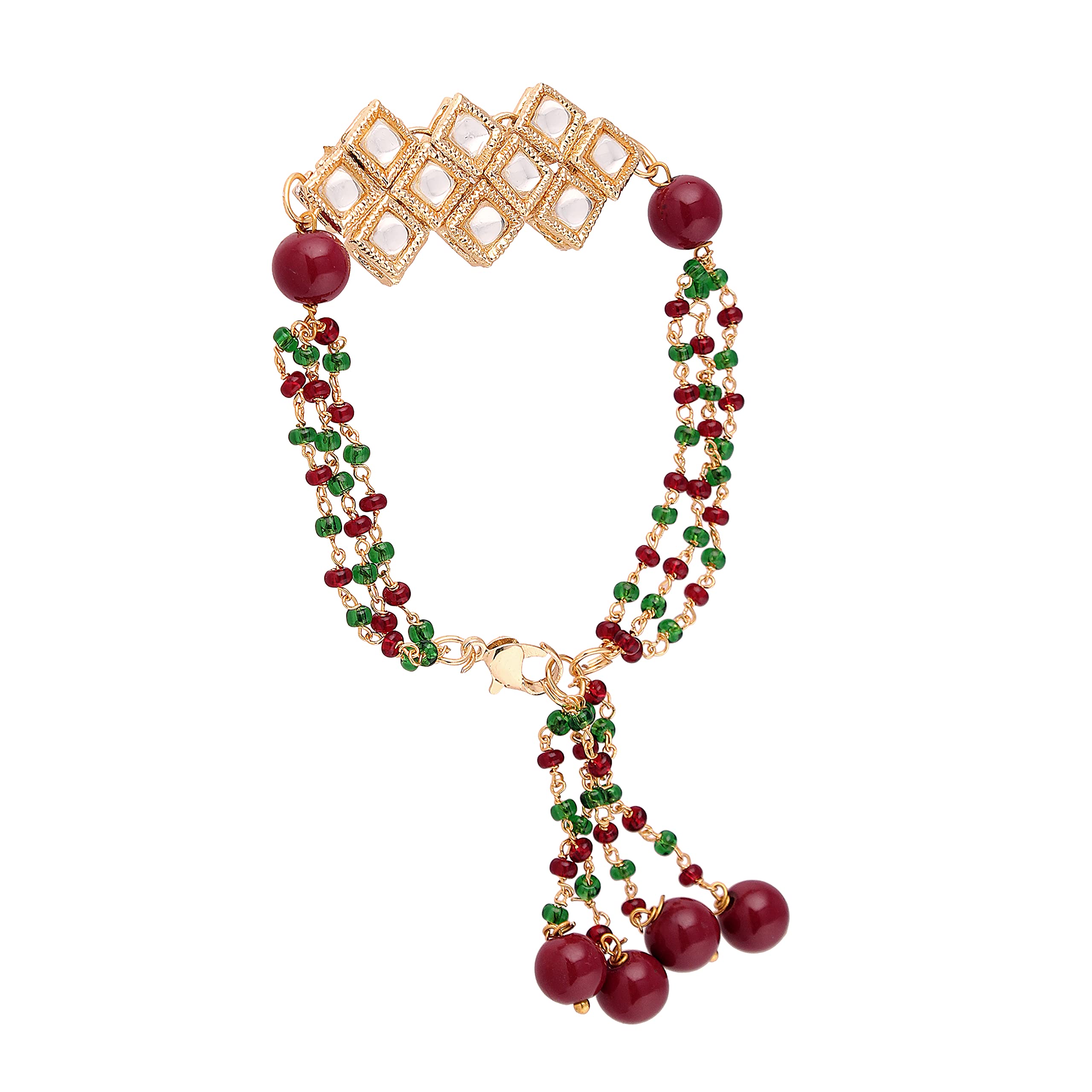 I Jewels Pearl Hanging Bracelet For Bhabhi/Sister (R013M-L) (Pack Of 1) (B098LM7HFW) Amazon Price History, Amazon Price Tracker