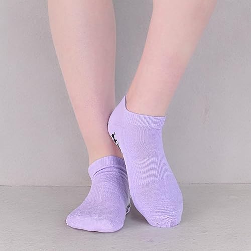 Vista 5 de Calcetines de agarre pegajoso para Barre, pilates, Lagree, Yoga, Danza antideslizantes para mujer