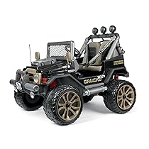 PEG Gaucho XP Fuoristrada Elettrico Cavalcabile per Bambini dai 3 Anni con Luci LED, Suoni, Radio FM e Batteria Ricaricabile 24V