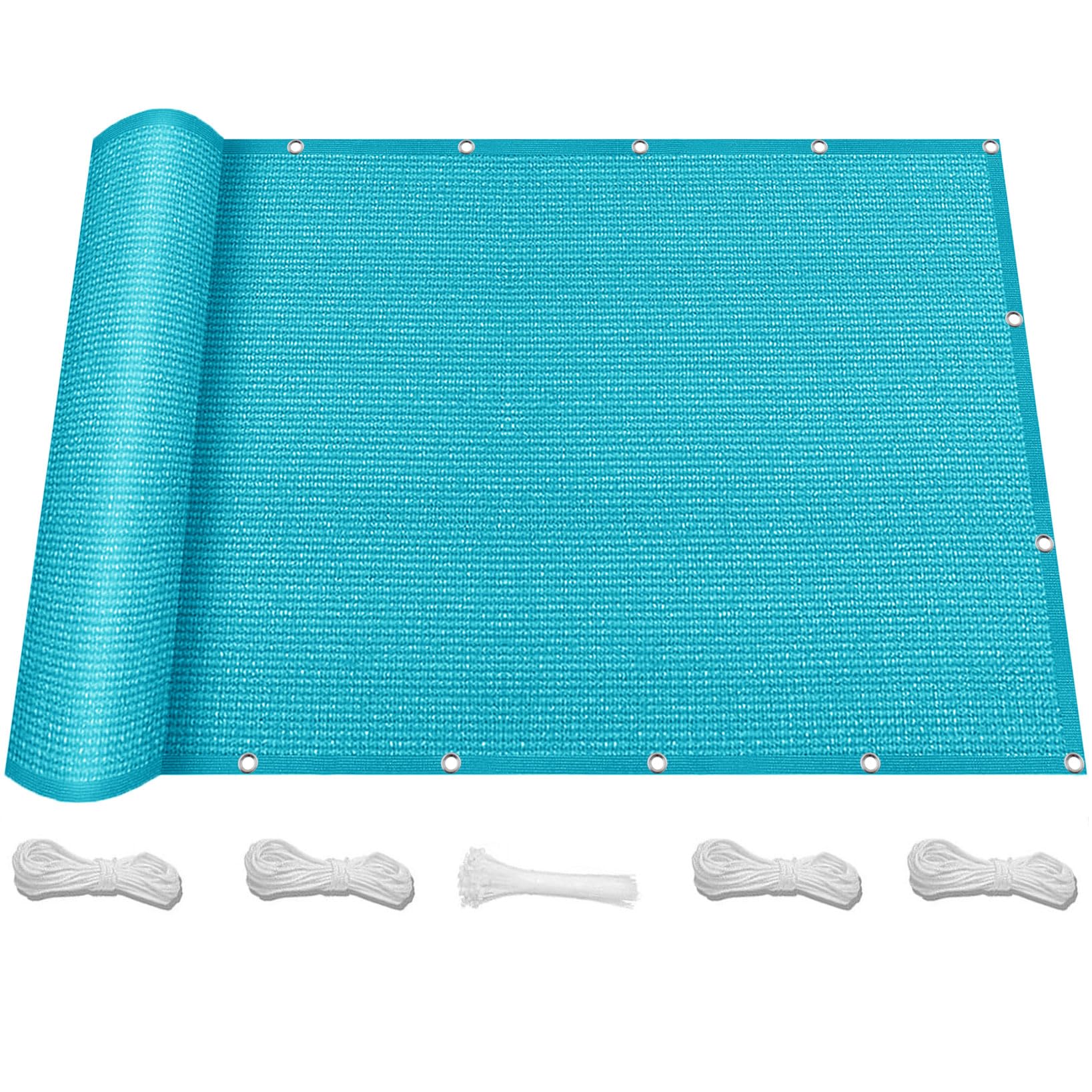 Voile d'ombrage rectangulaire contre les UV pour protéger les fleurs du jardin