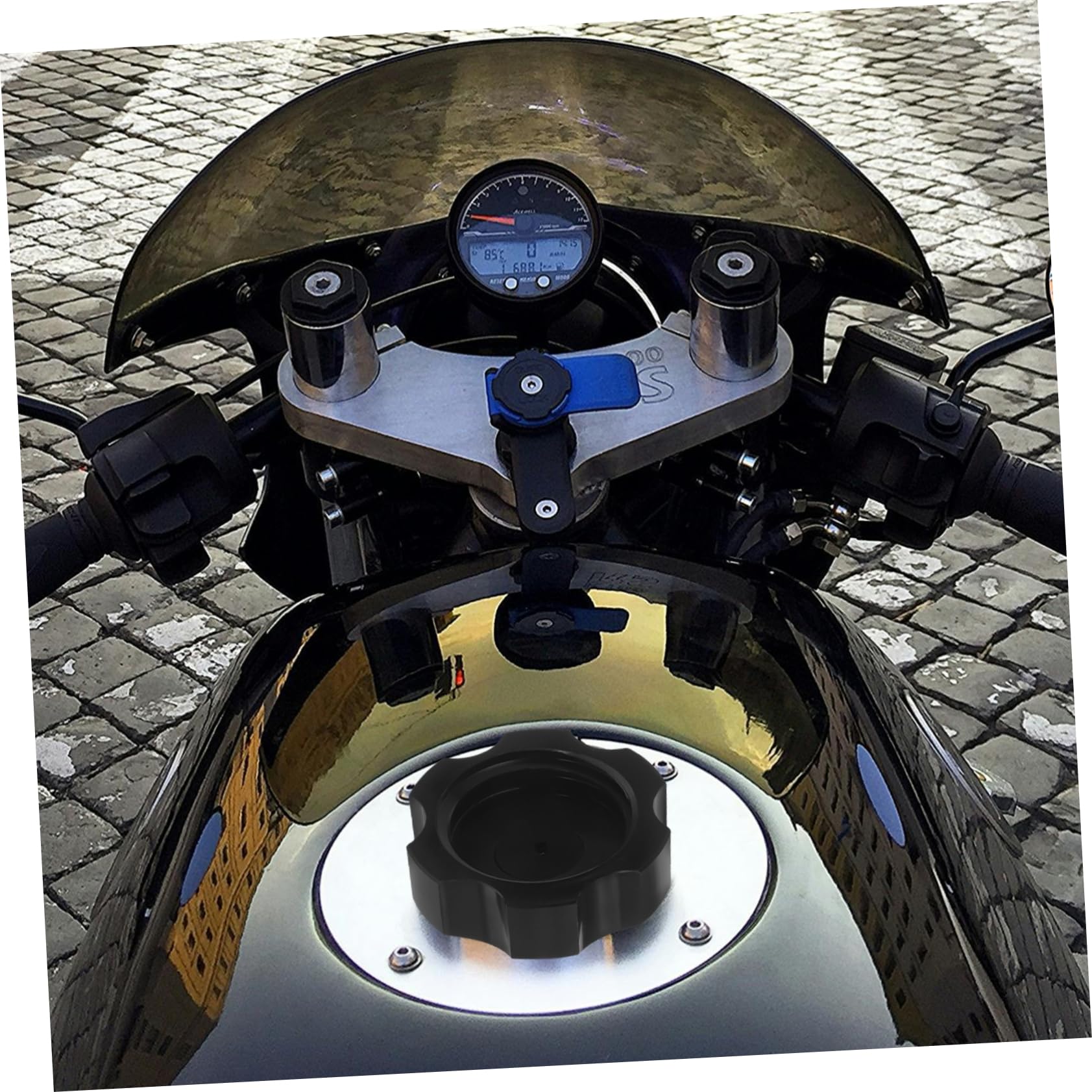 4kawałki Zawór Wlotowy Motocyklowy Kapturek Zbiornika Paliwa z Unikalnym Systemem Wentylacji Łatwy Montaż Motocyklowe