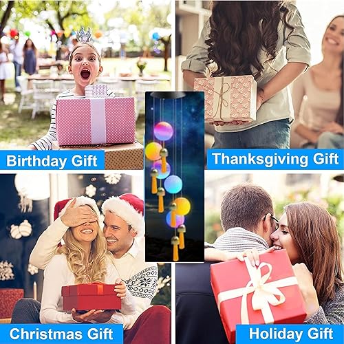 Miniatura 6 de Campanillas de viento solares para exteriores para todas las mamás, descubre todo  Campanilla de viento solar que cambia de color, impermeable,