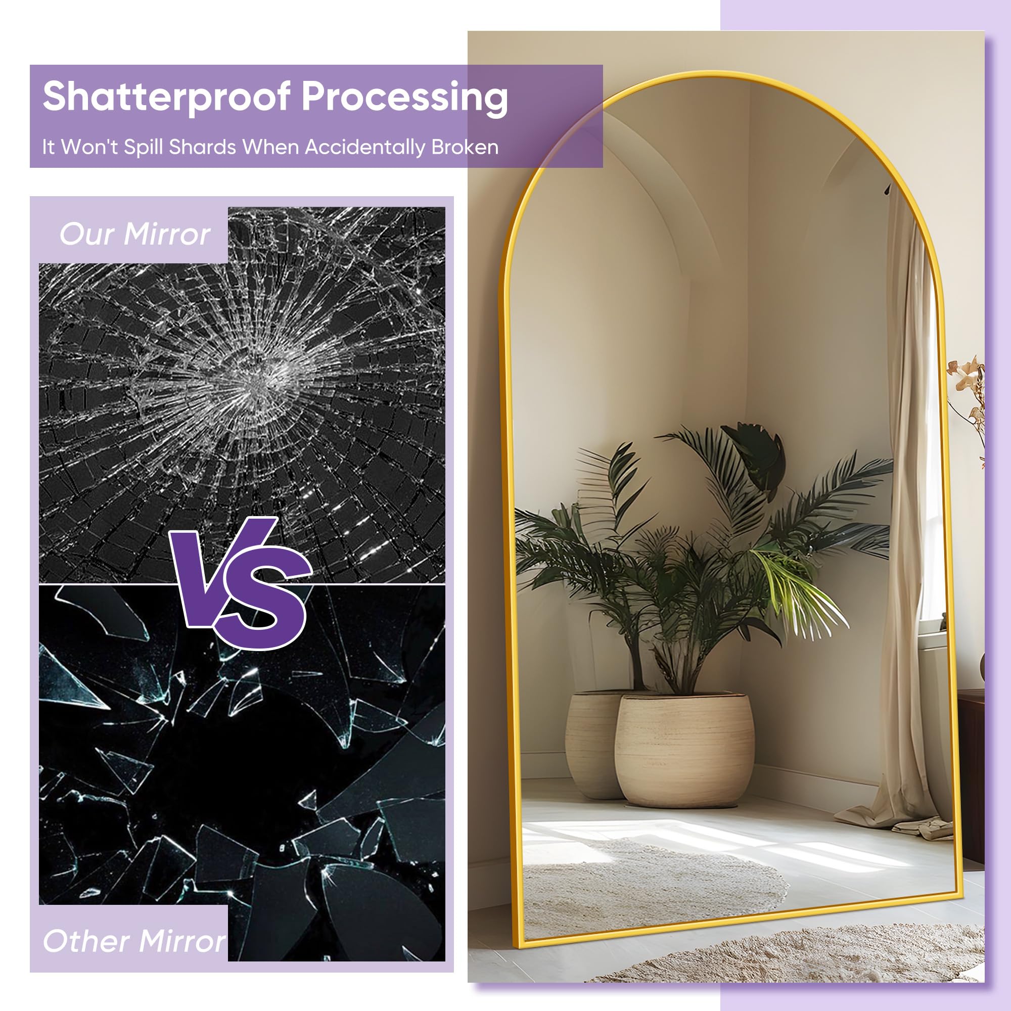 （株）吉桂　stand mirror  b3600wn Amazon.com: LadyNow Full Length Mirror, 71