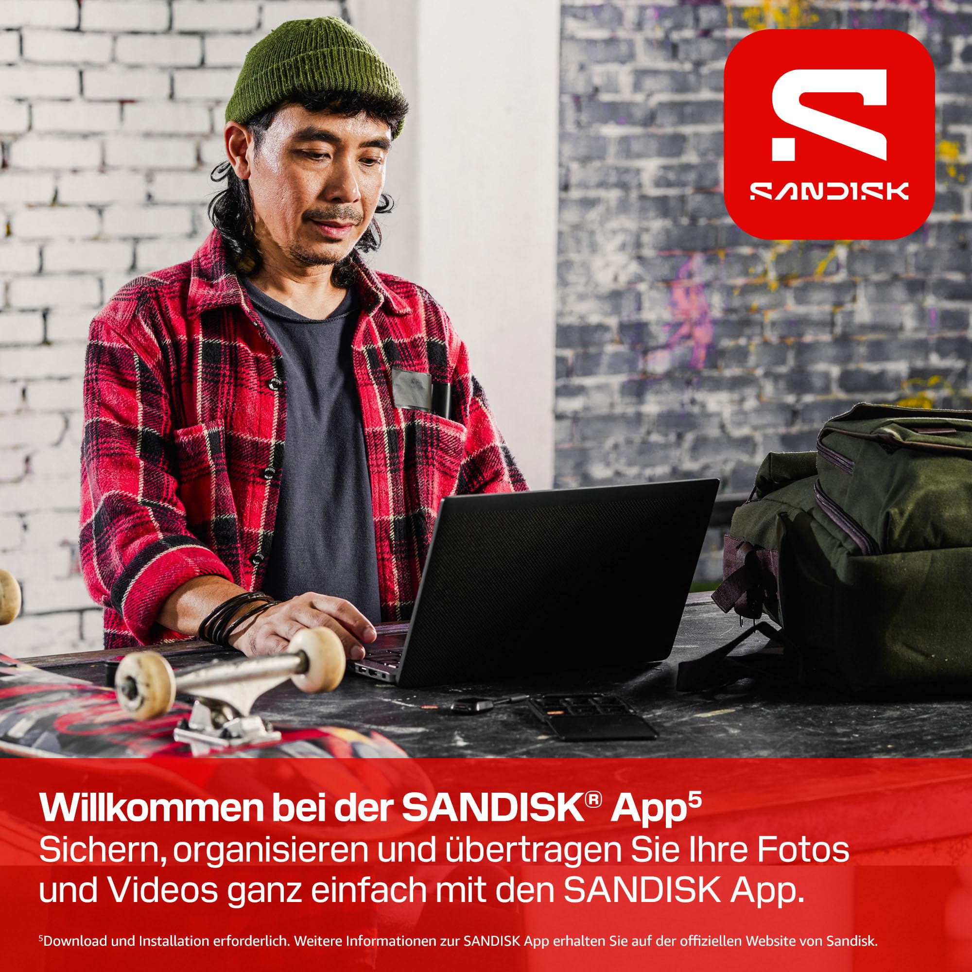 SanDisk Extreme microSDXC UHS-I Speicherkarte 2TB + SD Adapter, (Für Smartphones, Actionkameras oder Drohnen, Übertragung bis zu 240 MB/s, 4K UHD) RescuePRO Deluxe, UHS-I, U3, V30
