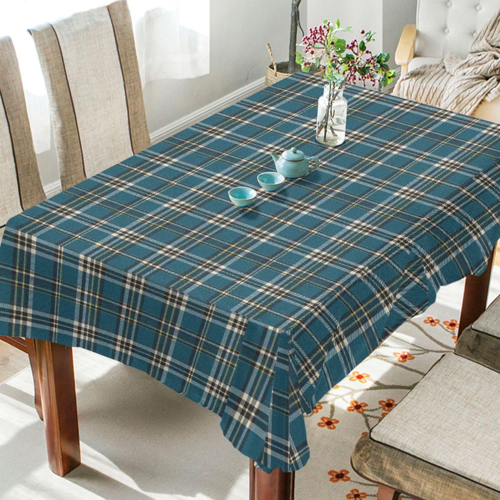 Nappe carrée FRODOTGV anti-tache pour protéger la table des brûlures