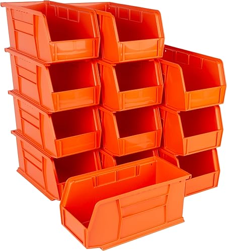 Miniatura 8 de Hudson Exchange - Contenedor apilable de plástico de 11 pulgadas x 5-12 x 5 pulgadas (amarillo)