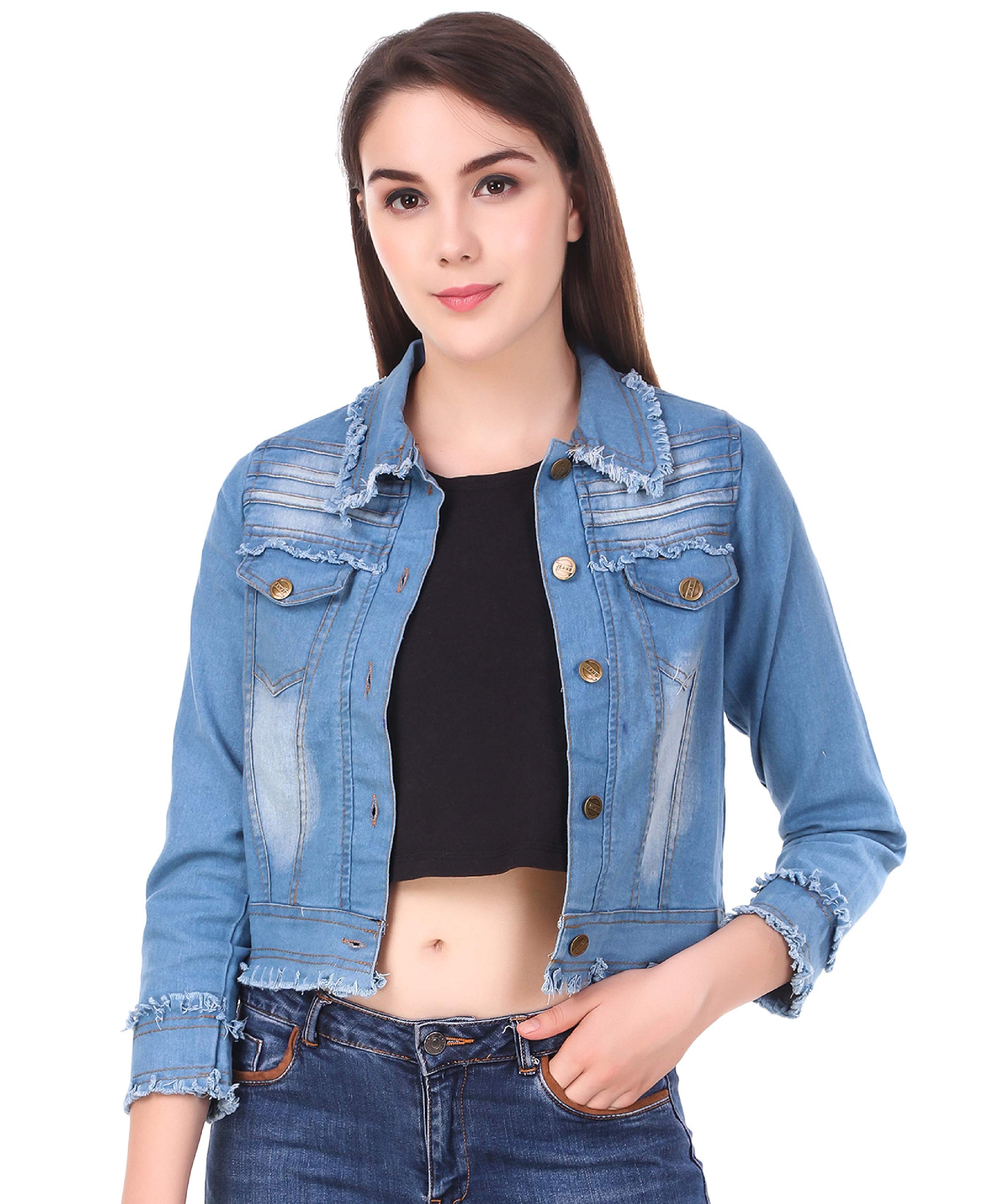 voxati Women Slim Fit Denim Jacket-picture-39