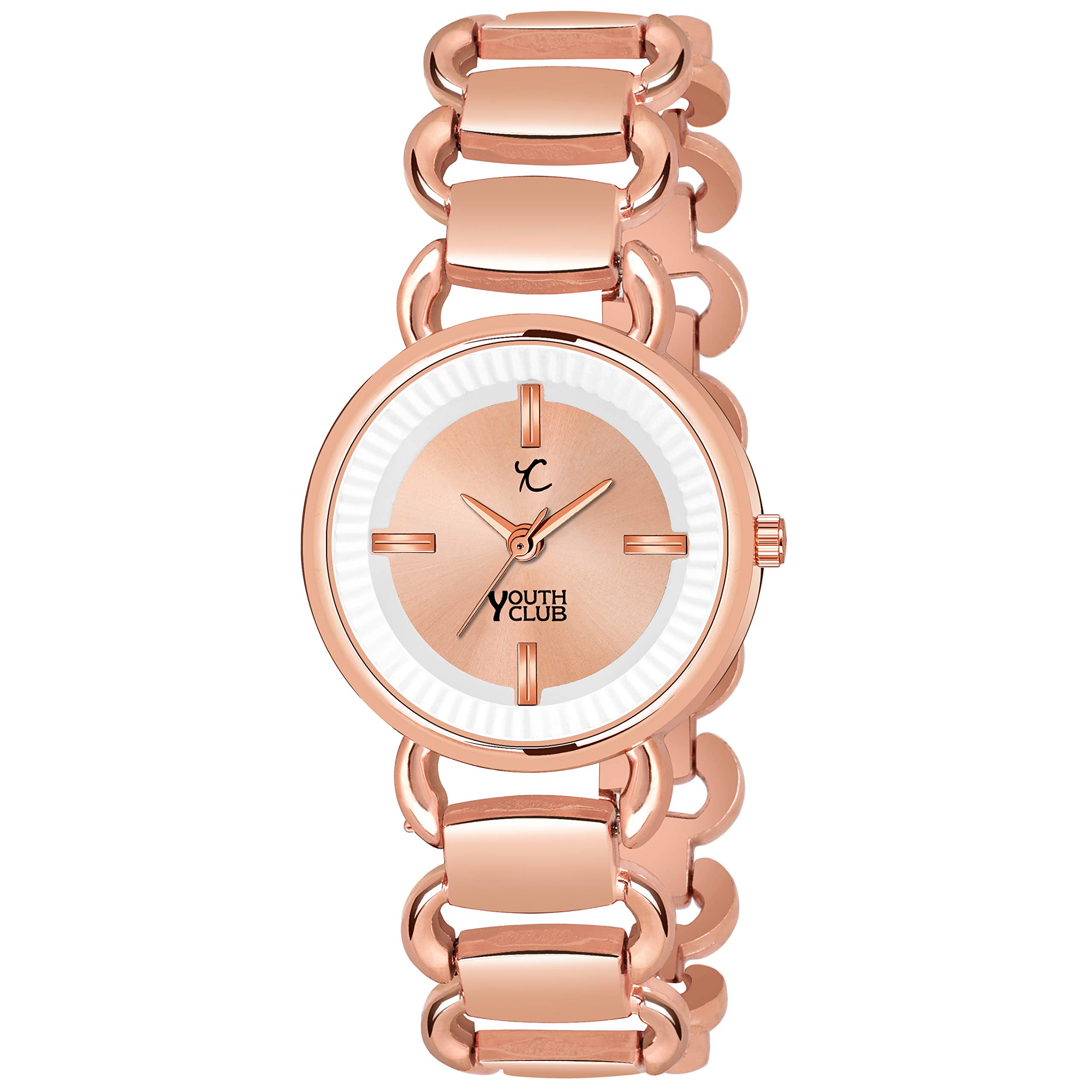 YOUTH CLUB Beautiful Designer Durable Analog Watch for Girls (Rose Gold) (B08GLK69DB) Amazon Price History, Amazon Price Tracker
