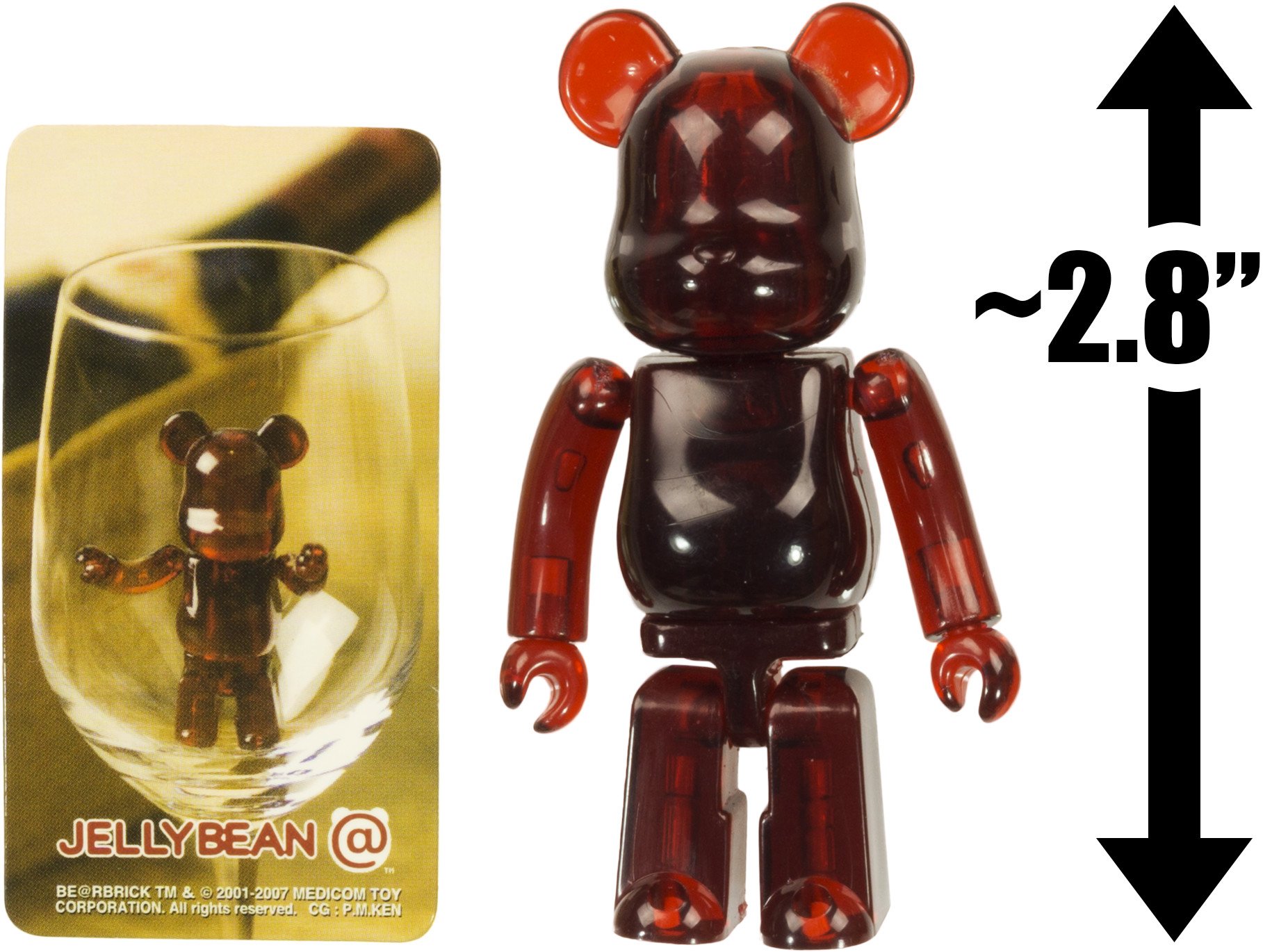 Jellybean: ~2.8" Be@rbrick Mini-Figure Series #14