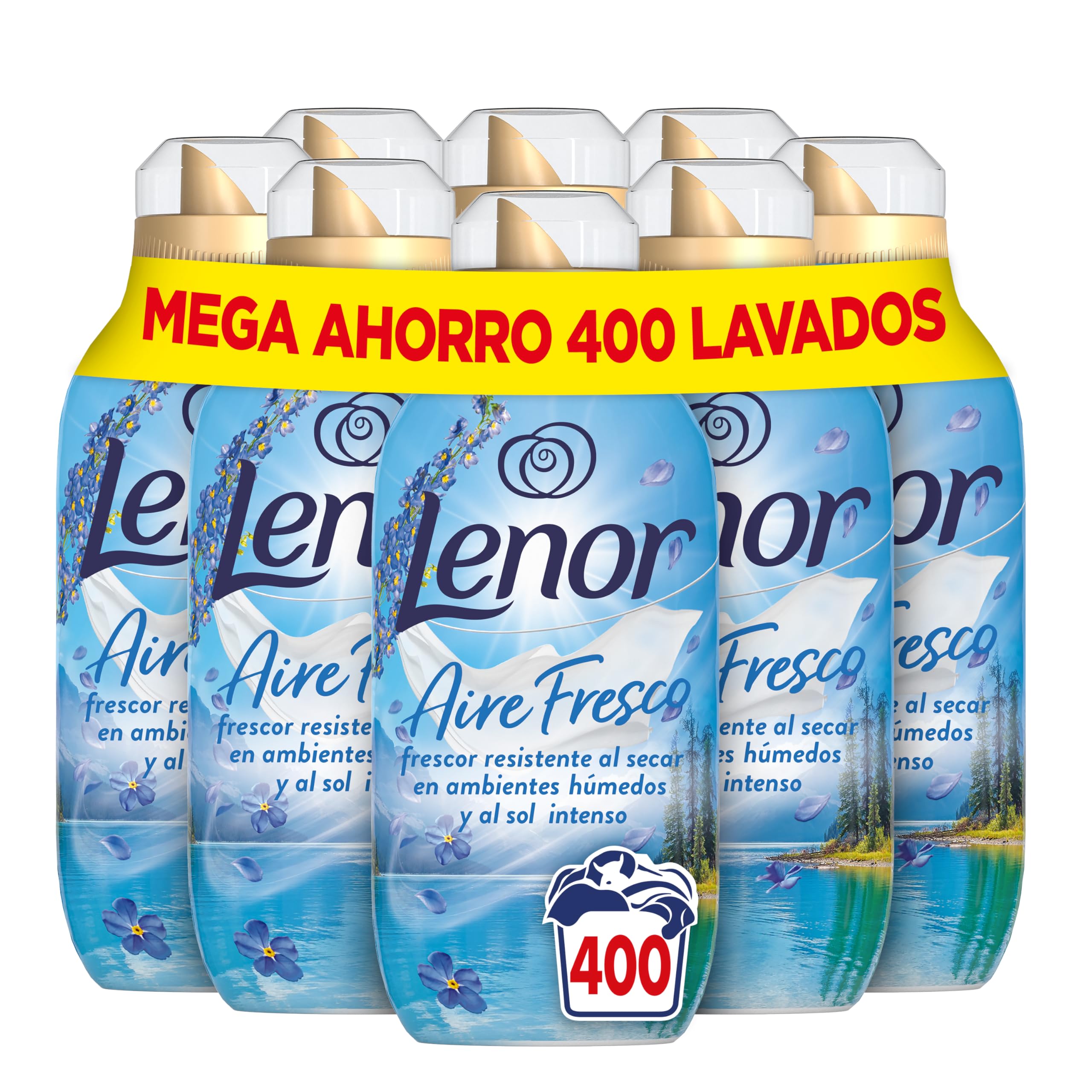 Lenor Frescor Alpino: 8 Paquetes de 50 Servilletas Cada Uno