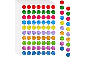 Kenkio Sparkle Round Dot Stickers
