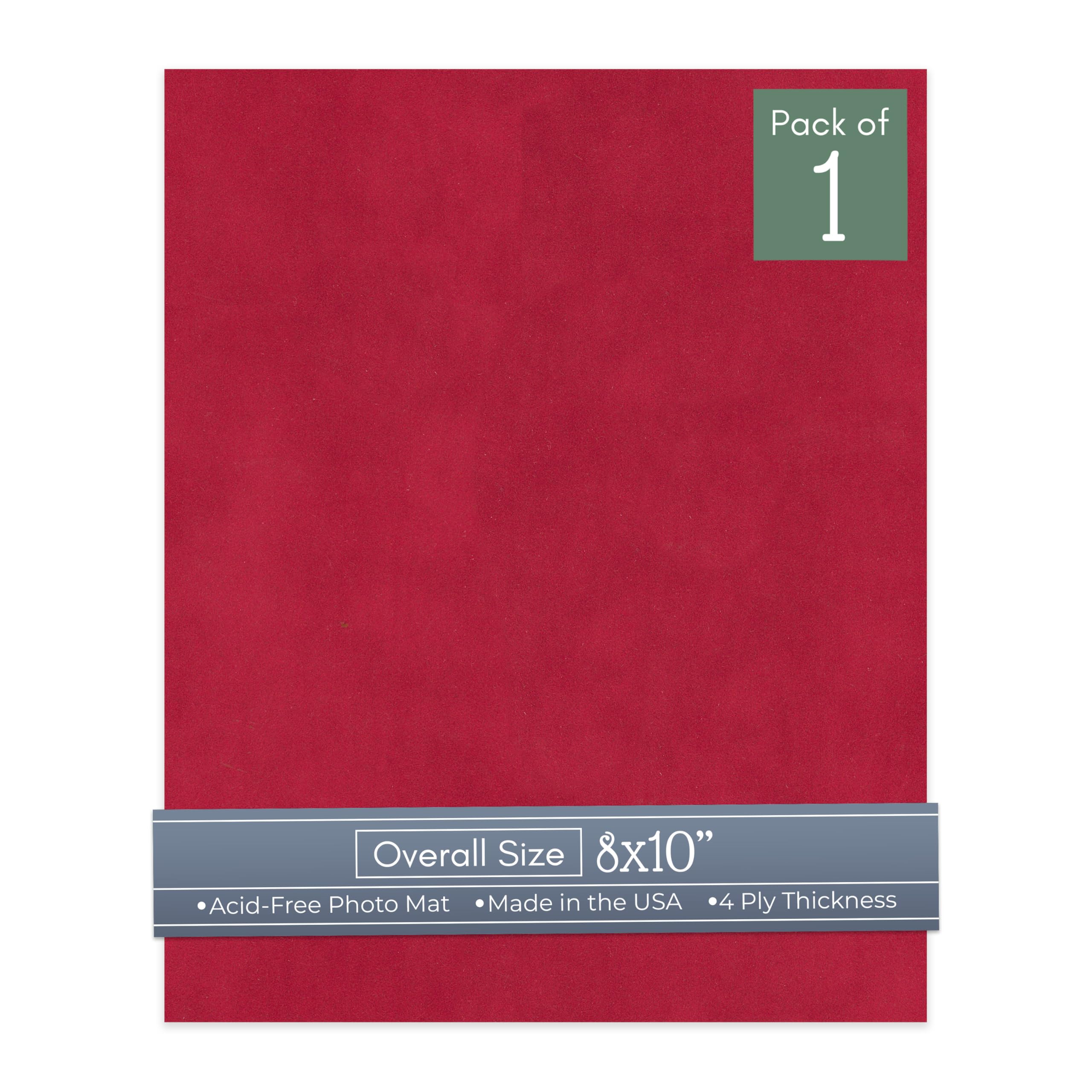 CountryArtHouse Blaze Suede Acid Free 8x10 Backing Board - Uncut Photo Mat Board - 1 Sheet-image-18
