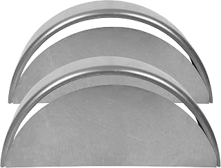 ECOTRIC Round Trailer Fenders W/Fender Backs Compatible with 14 Inch To 16 Inch Wheels