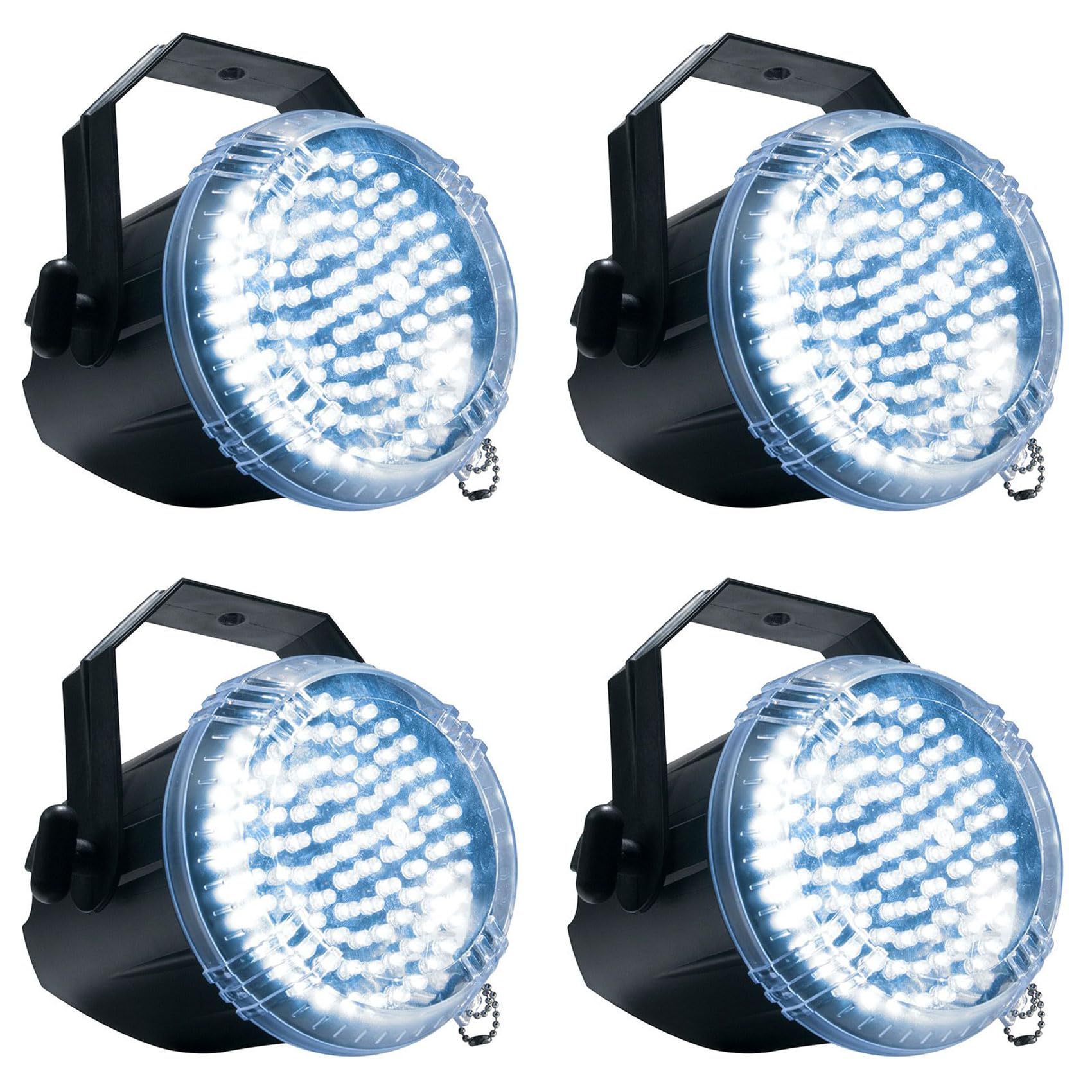 Audiosavings Bundle: Eliminator Lighting ADJ Big Shot LED EP White LED Strobe Light (4 Items)