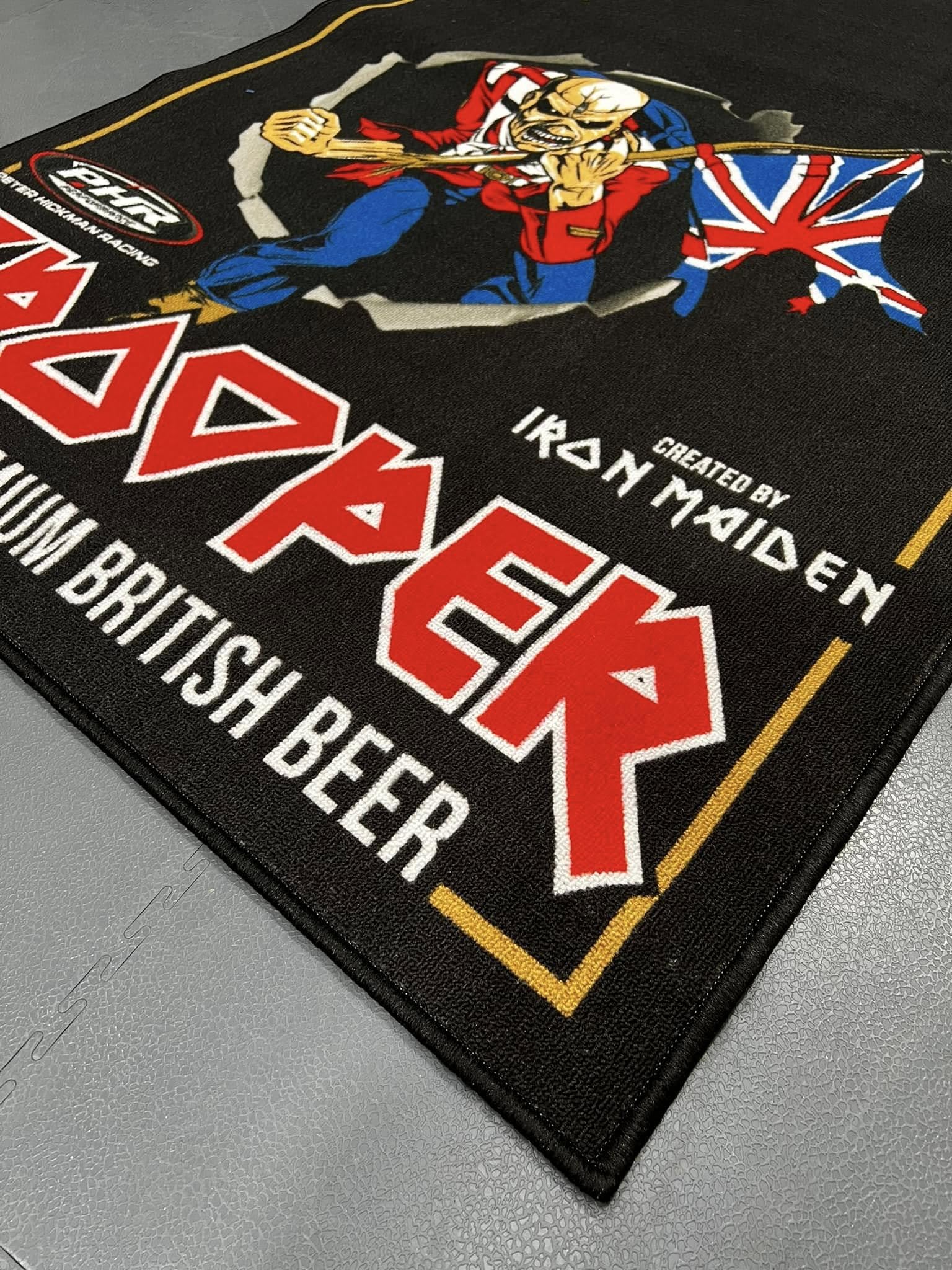 BIKETEK Tapis environnemental Moto Ltd Edition Iron Maiden Trooper Hickman Neuf