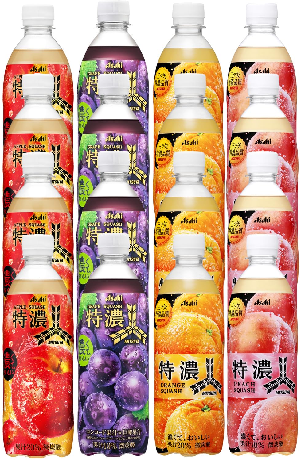Amazon.co.jp: [セット品] 【16本】アサヒ飲料 三ツ矢 特濃フルーツ