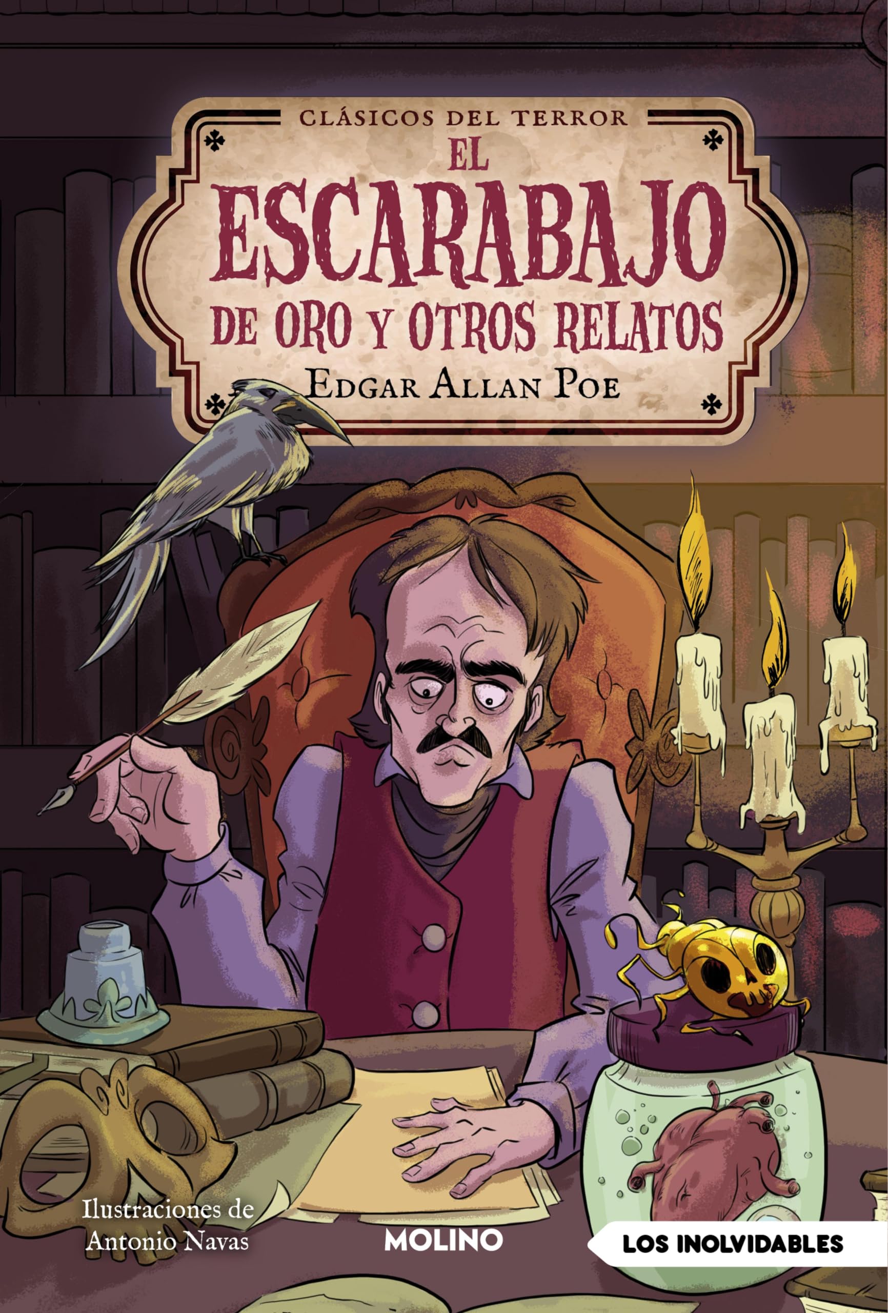 Livre El escarabajo de oro y otros relatos en espagnol, recueil de nouvelles d'Edgar Allan Poe