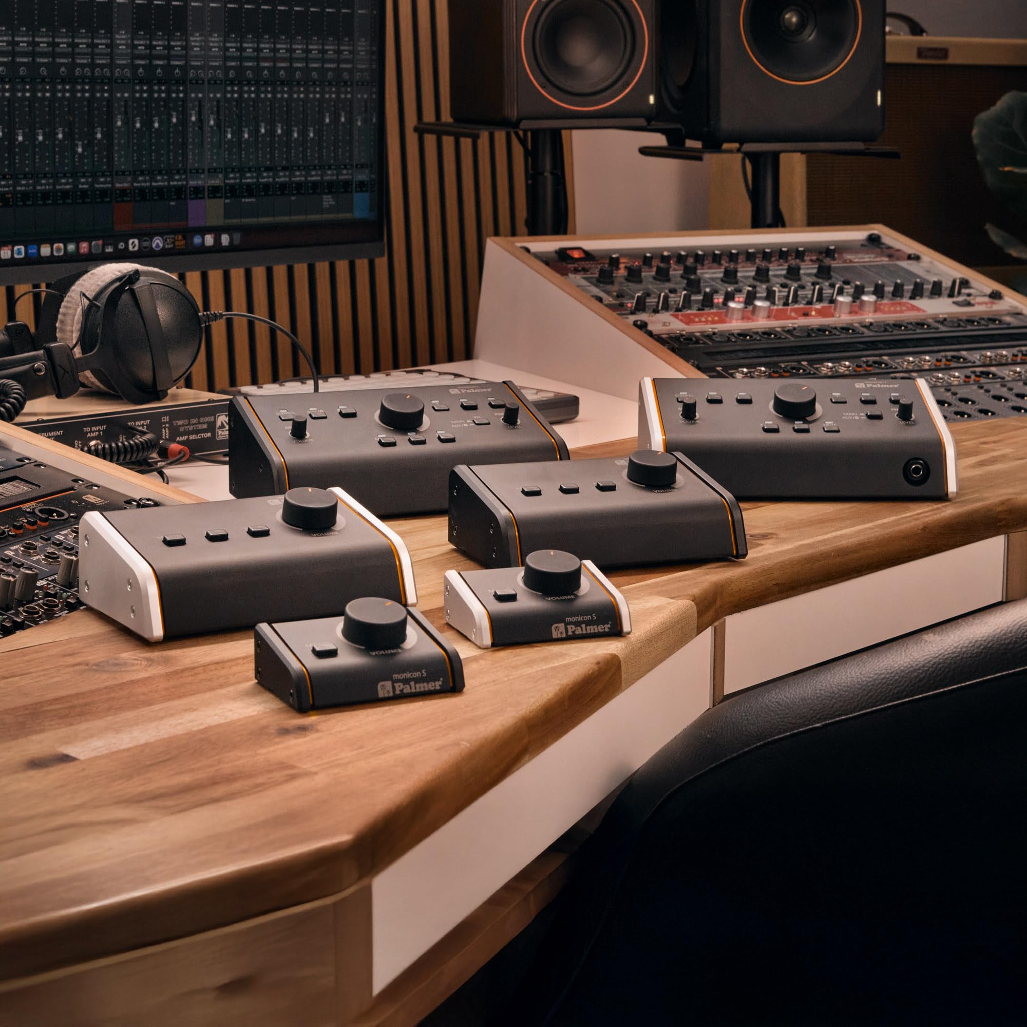 Palmer MONICON L - Aktiver/passiver Studiomonitor-Controller schwarz