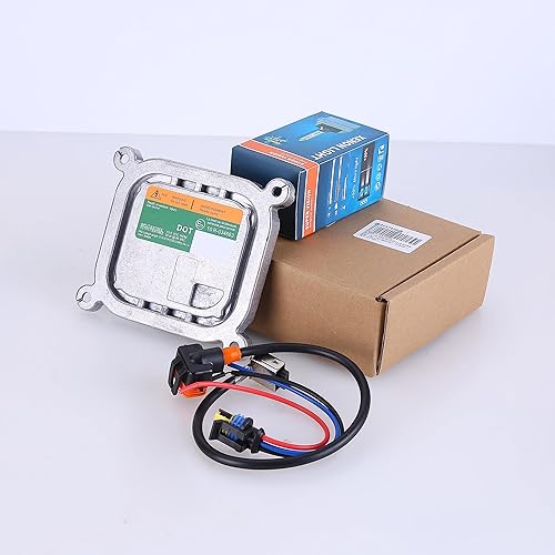 Miniatura 9 de 8A5Z-13C170-A Unidad de control de balasto de faros delanteros HID de xenón con cable de conexión de encendido y bombilla D3S, módulo de unidad de