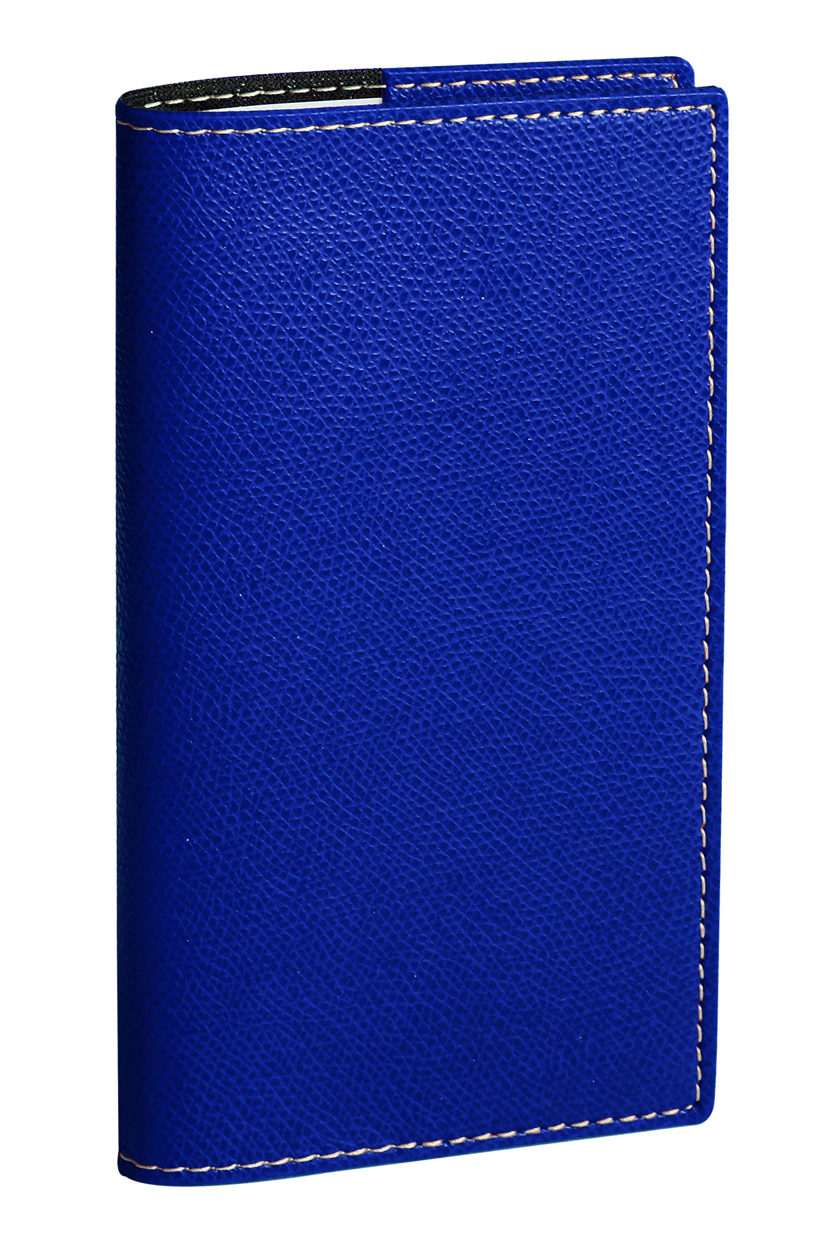 Quo Vadis - Collection: Club - ALPHABETIC REPERTOIRE 17 - Clairefontaine White Paper - Removable refillable cover - Size 9x17cm - Navy