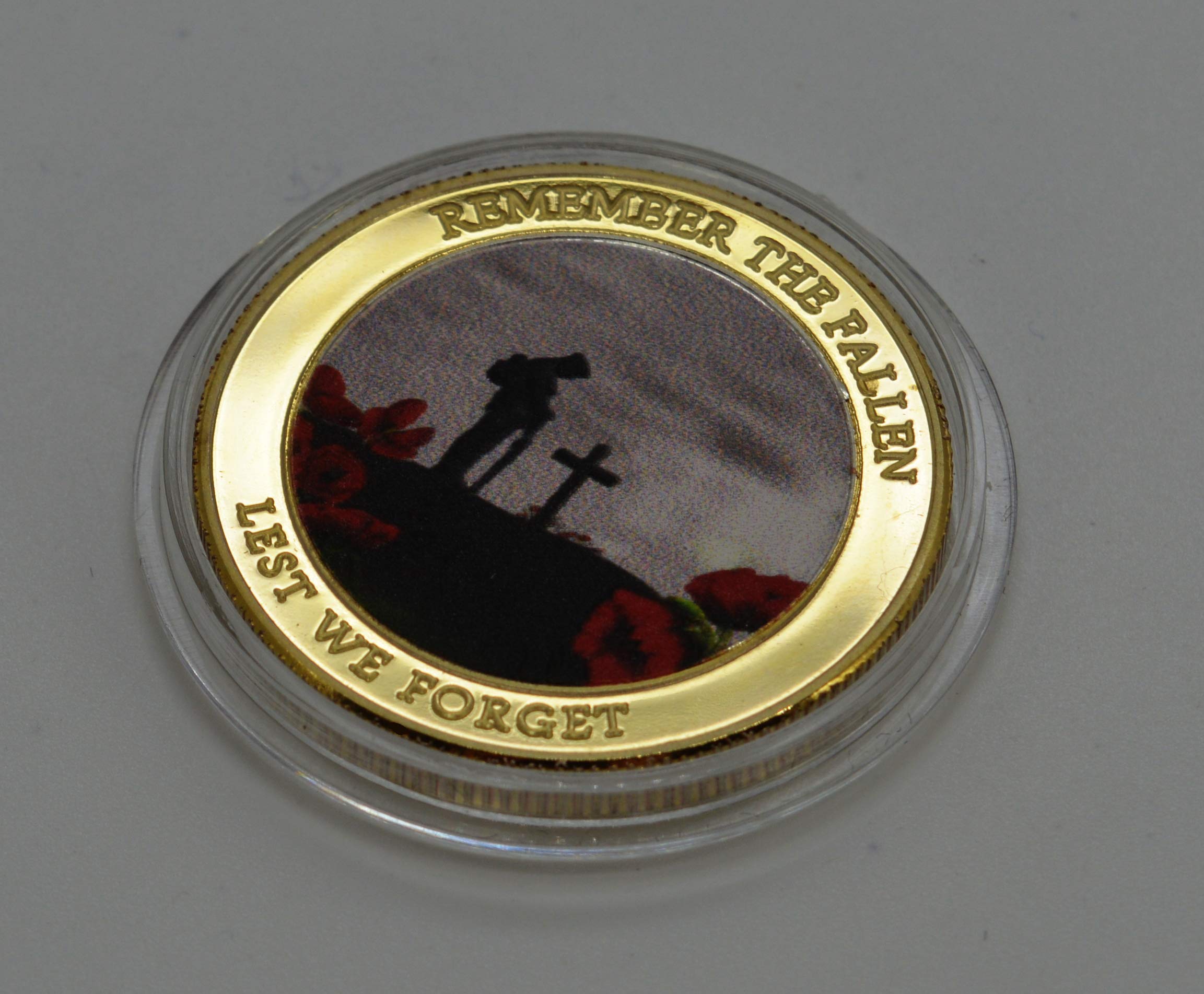 The Commemorative Coin Company Silver/Gold World War 1 Fine & 24Ct 'Dual Metal' Commemorative. Victory, Armistice, Lest We Forget, Ww1, 1914-1918
