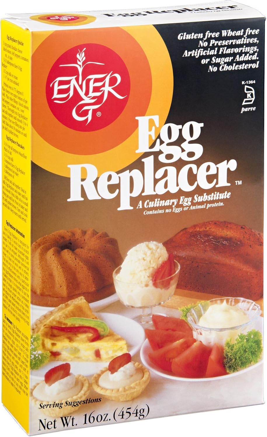 EnerG Egg Replacer, 16 oz. Box (Pack of 3) Amazon.ca Grocery