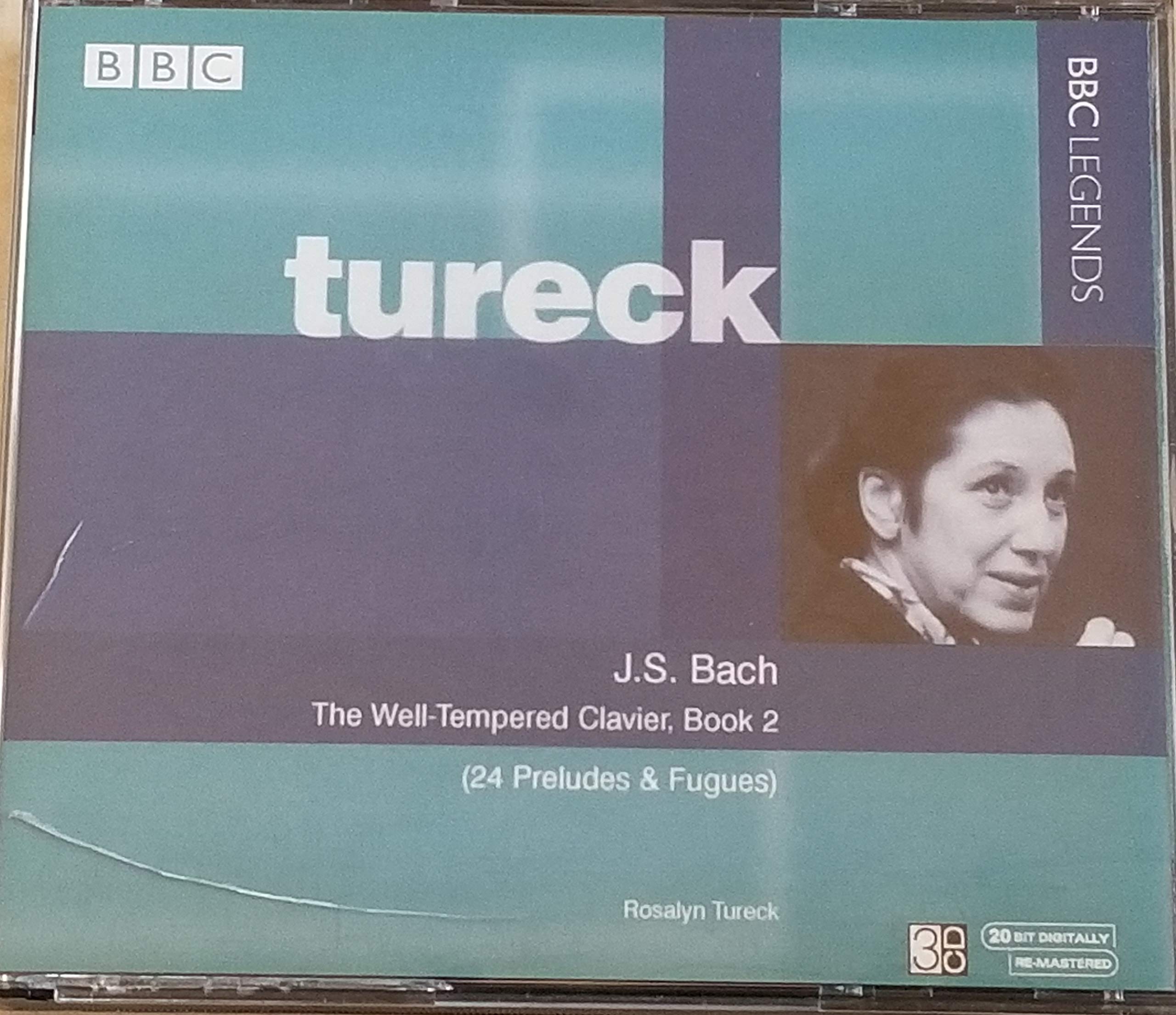 Bach : The well-tempered clavier 2, 24 preludes & fugues